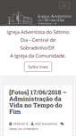 Mobile Screenshot of iasdsobradinho.org.br